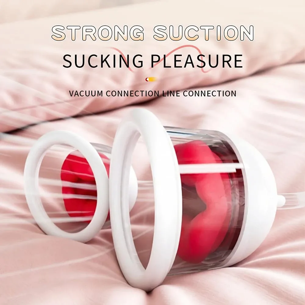 Portable Nipple Licking Sucking Vibrator Female Breast Massager Clitoral Bite Vibrating Sex Toys for Female Masturbation — image 2