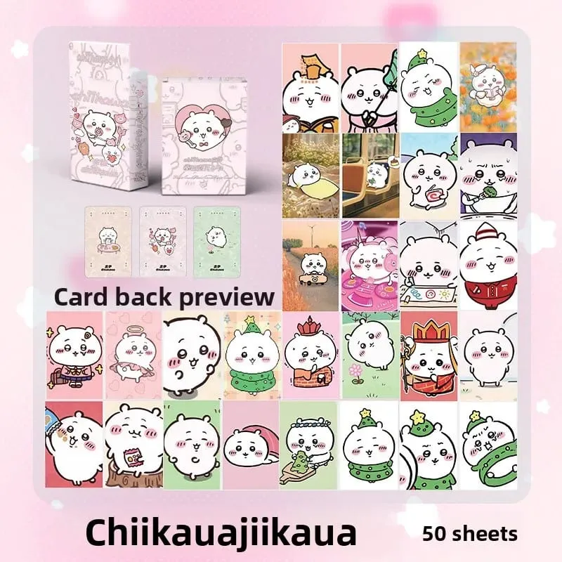 50Pcs/Set jiyi Lomo Cards 57x86mm Photocard Set Cute Laser Postcards Collectible Card for Fans Scrapbook Decoration Supplies — image 5
