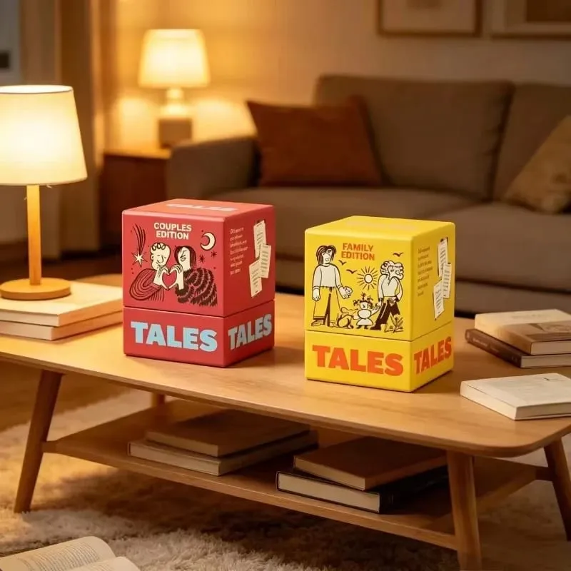 150pcs Card Conversation Starter Game Story Dice Game Couples & Family Edition Interactive Storytelling Game Date Night Family — image 1