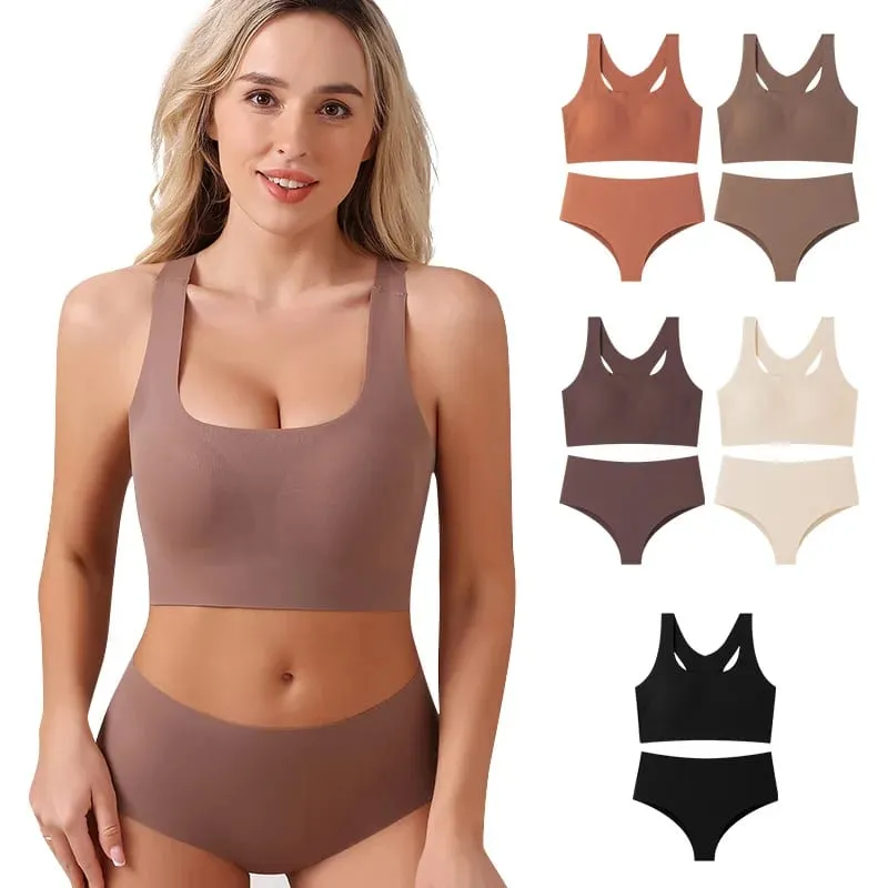 Women's Seamless Bra and Panty Set Racerback Smooth Everyday Lingerie 2026 — image 6