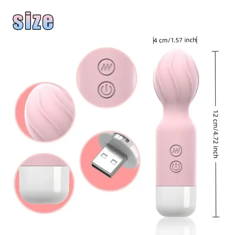 S-Powerful Magic-Wand AV Vibrator Pambabae Clitoris Stimulator G Spot Massager Produktong Pang-adulto Mga Laruan para sa Babae 18+ — image 6