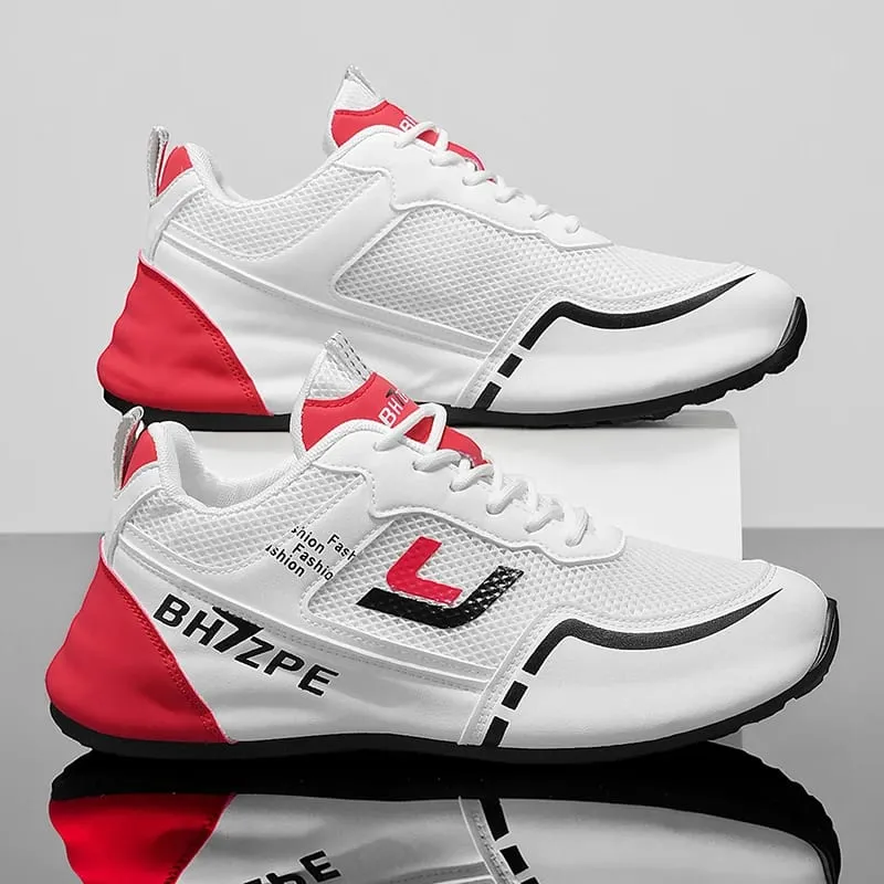 Comfortable Men Casual Sports Shoes Breathable Lightweight Wear Resistant Outdoor Daily Use — image 2