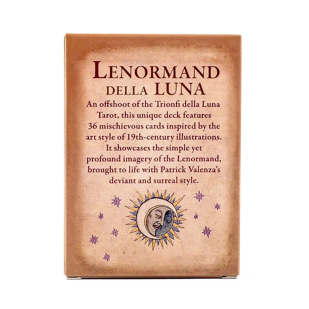 Lenormand Della Luna Tarot Deck 36 Stuks Waarzeggerij Fate Tarot Oracle Kaarten Party Entertainment Bordspel Kaarten 7.3*10.2cm — image 3