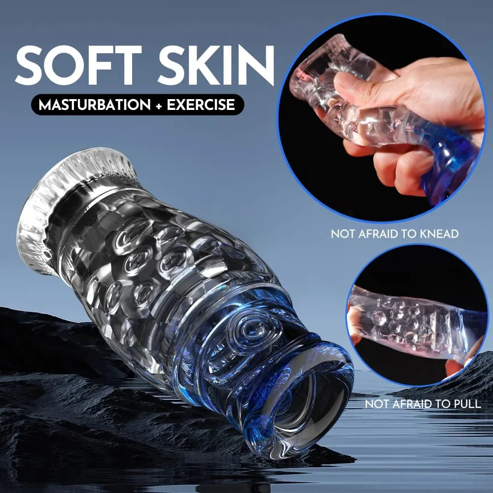 Masturbation Cup Lalaki Masturbators Double Head Vagina Real Pocket Pussy Penis Endurance Exercise Vacuum Sex Toys Para sa Matanda 18 — image 4