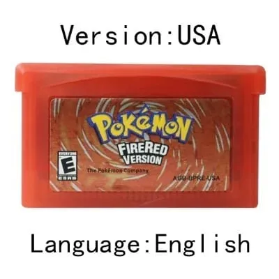 GBA Video Game Cartridge Console Card Pokemon Emerald Ruby FireRed LeafGreen Sapphire Multi-language for GBA/NDS