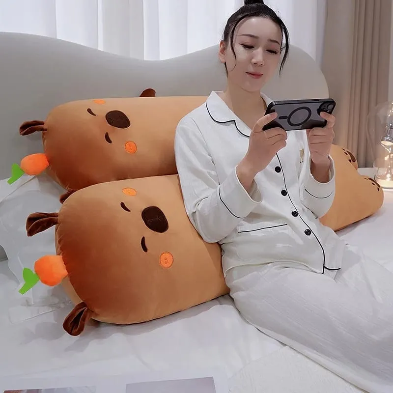 70cm Capybara Decorative Pillow Comfortable Cute Style Cushion Soft Sofa Bed Living Room Hug Pillow For Home Decoration — image 3