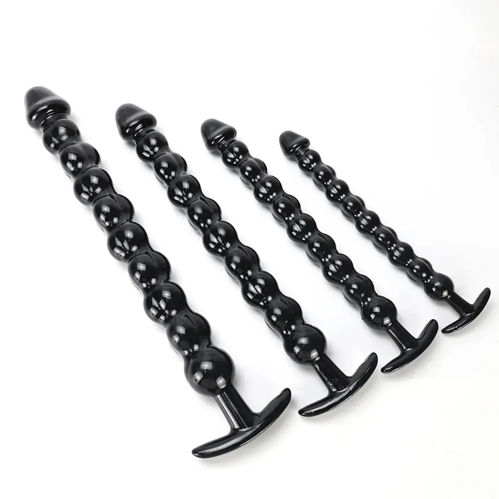 40cm vibrador de vidro pênis artificial pau cristal anal grânulo butt plug massagem próstata masturbar brinquedo sexual para mulheres adultas — image 4