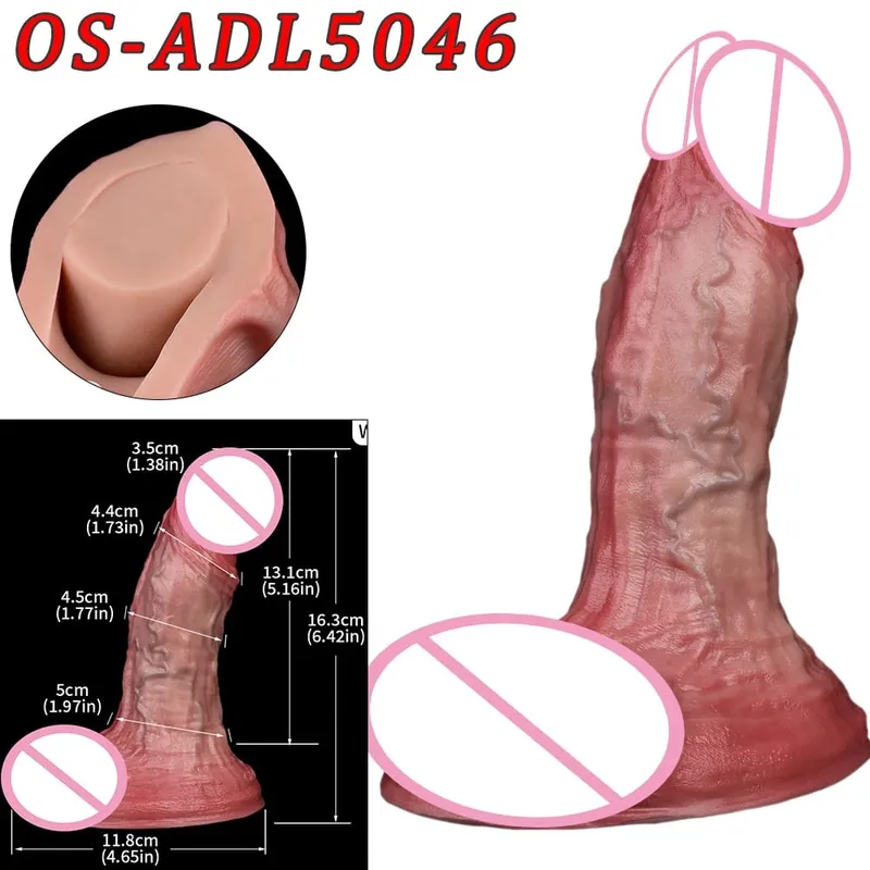 47cm Makatotohanang Mahabang Dildos Double Head Anal Vaginal Stimulator Sex Toy na May Sucker Para sa Lesbian Couples Gay Men Adult Tools — image 21