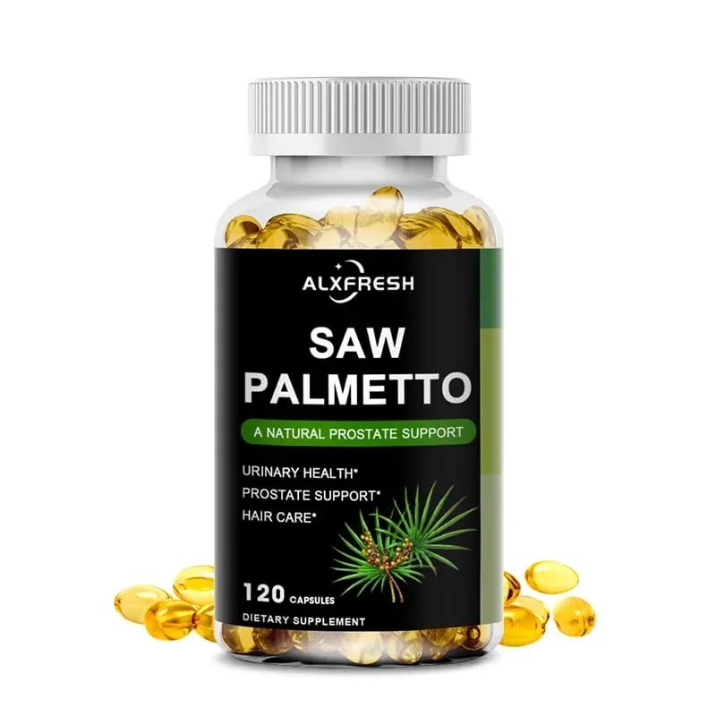 L'estratto naturale di saw palmetto Alxfresh per la salute della prostata supporta le capsule per la crescita della prostata e dei capelli per uomini e donne — image 8
