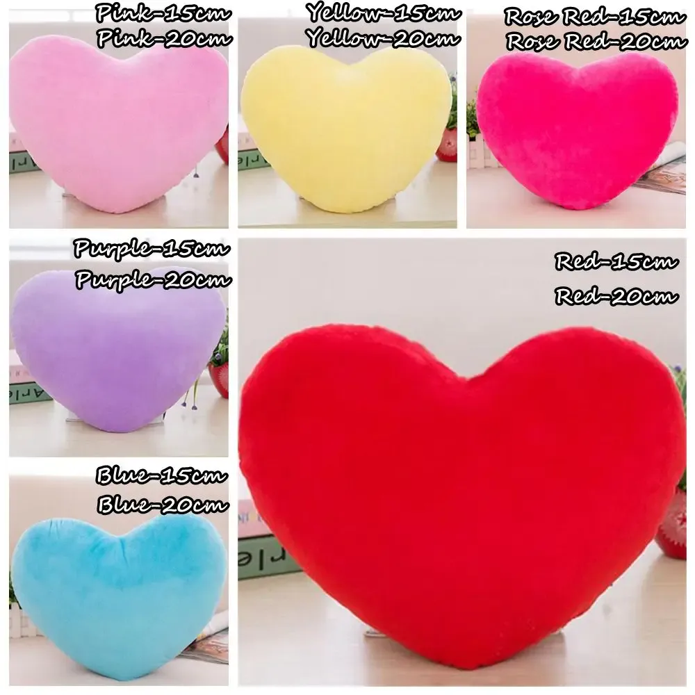 Hot Home Decorative Valentines Day Soft Pillow Heart Pillow Heart Shape Pillow — image 5