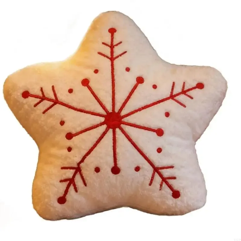 Christmas Decorative Plush Pillow Soft Stuffed Holiday Cushion for Kids Bedroom Sofa Display and Cuddle Support
