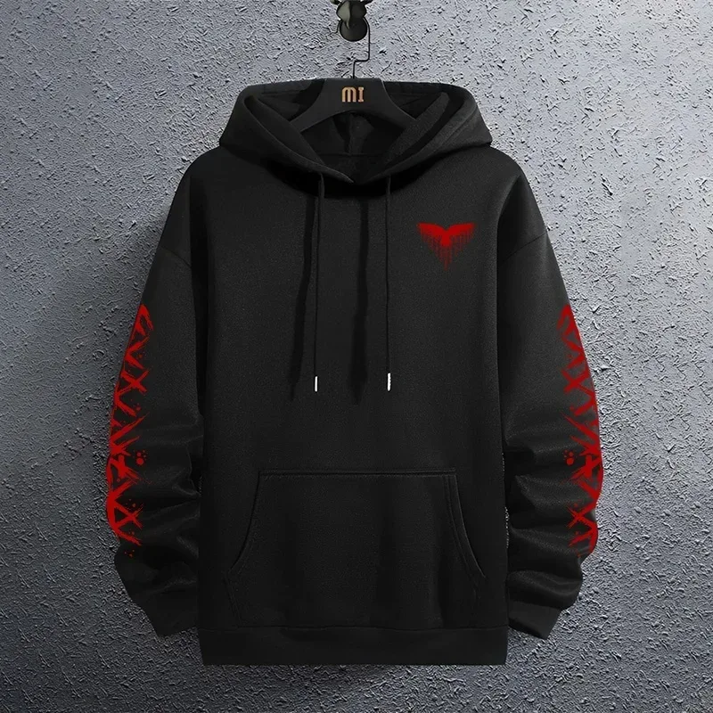 2025 Brand New Black Sweatshirts Autumn Winter Male Daily Casual Sporty Jogging Hoodie Men's Outwear Fashion Pullover — image 6
