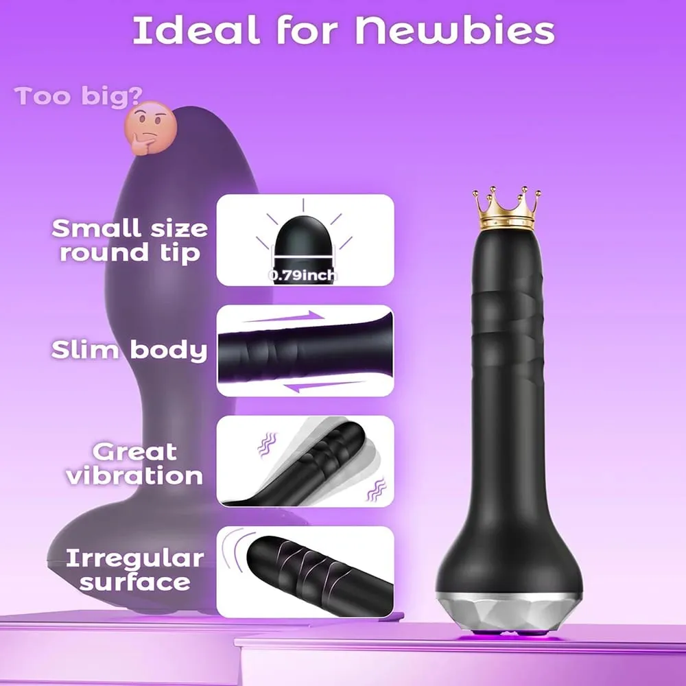 Vibrating Butt Plug Anal Toys Prostate Massager with 10 Vibrating Rotating Beginner-Friendly Anal Plug Sex Toys for Men Women — image 2