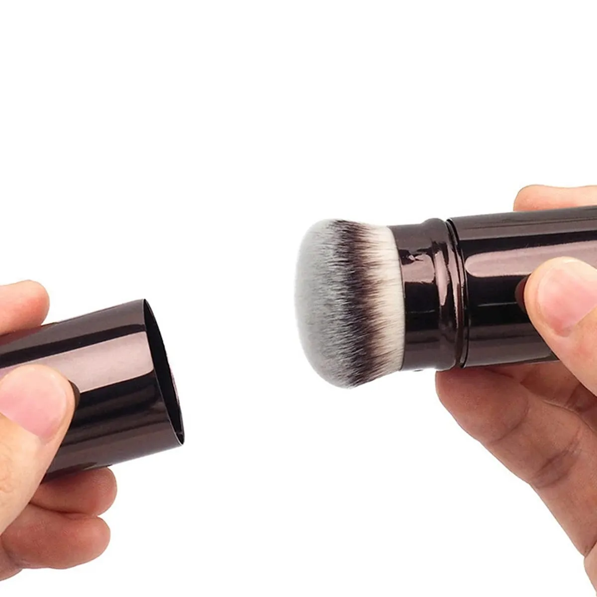 1pc Retractable Blush Brush Kabuki Foundation Brush Soft Fluffy Powder Contour Makeup Brushes Portable Makeup Tools — image 5