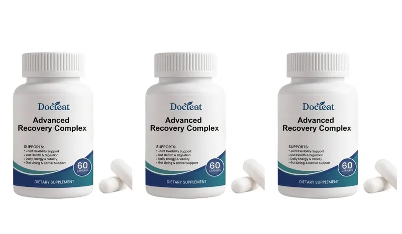 Advanced Recovery Complex 60 Capsules with L Glutamine Glycine Lysine Digestive Enzymes for Gut Health Daily Wellness Support — image 9