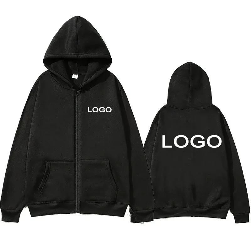 Moletons femininos estampados personalizados com zíper para cima com capuz roupas soltas casuais moda manga comprida com capuz personalidade pulôver