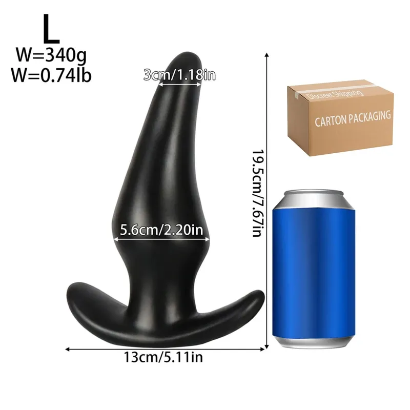 3 Different Sizes Anal Plug Soft Silicone Anal Butt Plug Stimulator Adult Sex Toys For Women Gay Prostate Massager Anal Trainer