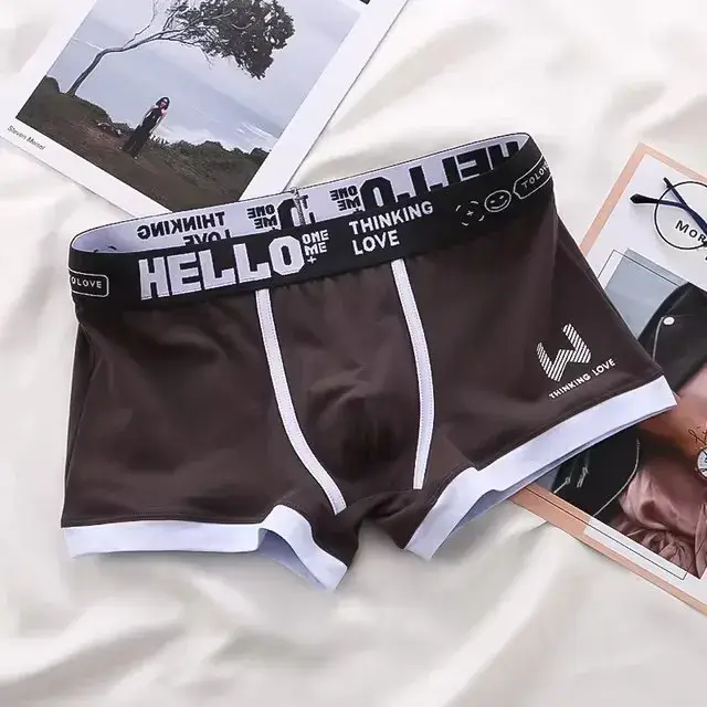 1/4 Pieces Panlalaking Kasuotang Panloob na Cotton Boxer Shorts Panlalaking Kasuotang Panlalaki Boxer Pants Breathable U Convex Panlalaking Underwear Sexy Plus Size — image 12