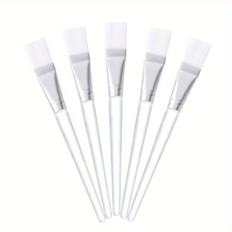 4pcs Facial Mask Brush Transparent Face Mask Brush Cosmetic Makeup Brushes Tools for Facial Mask Eye Mask Application and DIY — image 5