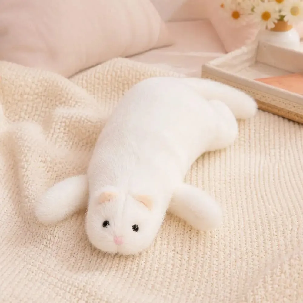 Soft Plush Ferret Plush Pillow Fluffy Texture Dense Stitching Long Ferret Cushion Cute Expression Plush Animal Pillow — image 9