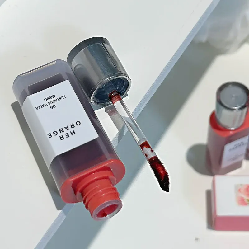 Herorange Gloss idratante Tinta per labbra Texture acquosa Labbra carnose di vetro Trucco quotidiano non secco a lunga durata — image 6