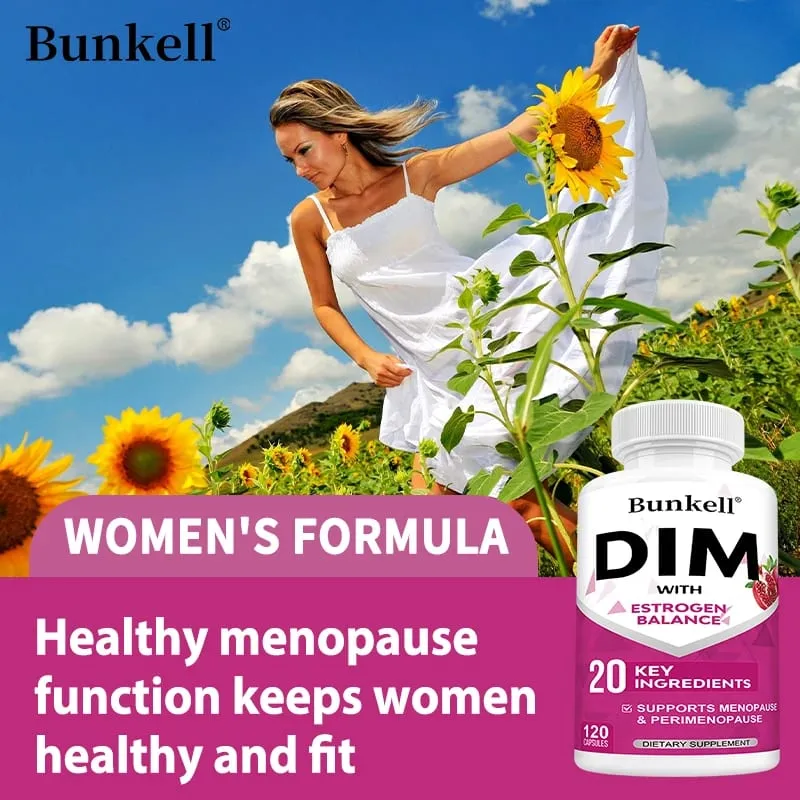 DIM Supplement 150mg Capsules with Black Pepper Extract Natural Plant Nourishment for Daily Body Wellness Balance for Women — image 5
