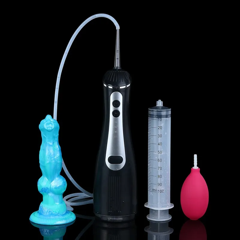 Silicone Electric Squirting Fantasy Dildos με βεντούζα Μασάζ προστάτη εκσπερμάτωσης πέους σεξουαλικά παιχνίδια για γυναίκες άνδρες — image 12