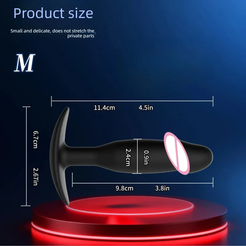 1 Piece Silicone Anal Plug Anal Dilator Soft Butt Plug for Men Women and Couples Sex Toys for Men and Women