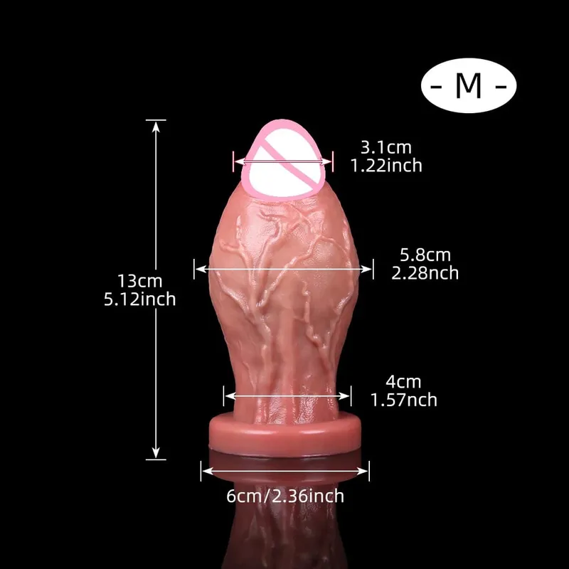XXL Spuer Bigger Realistic Dildos Thick Silicone Anal Dildo Expander Thick Penis Adult Sex Toys Masturbation Butt Plug — image 8
