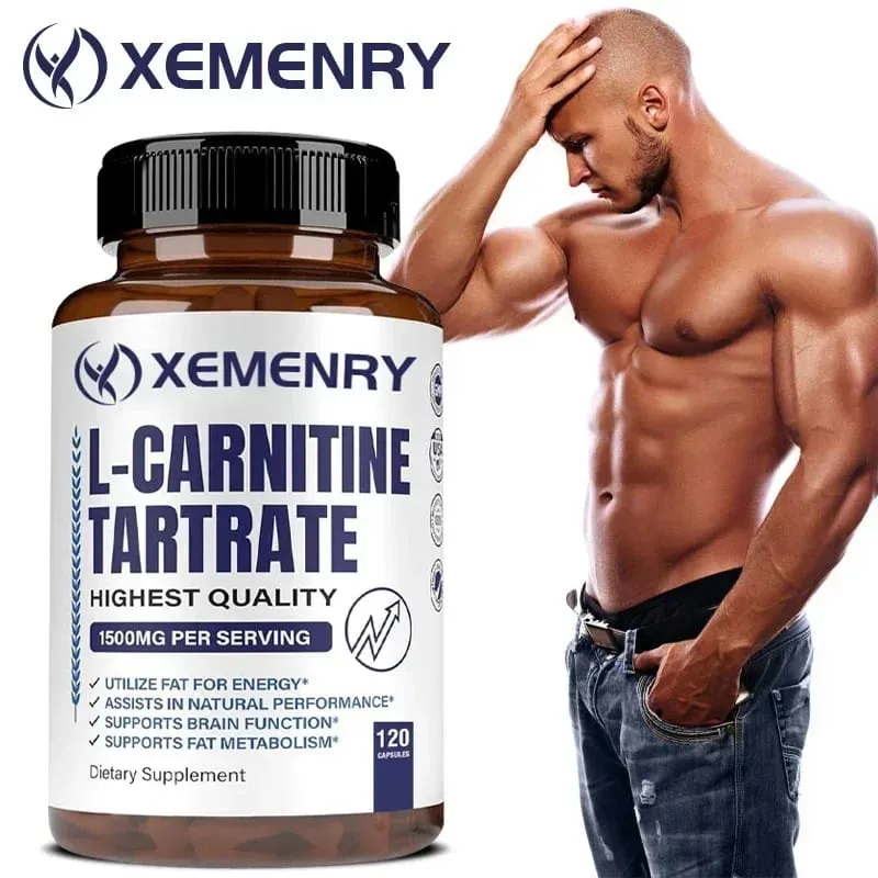 Capsules premium de tartrate de L-carnitine 1500 mg - La production d'énergie naturelle soutient le métabolisme — image 1