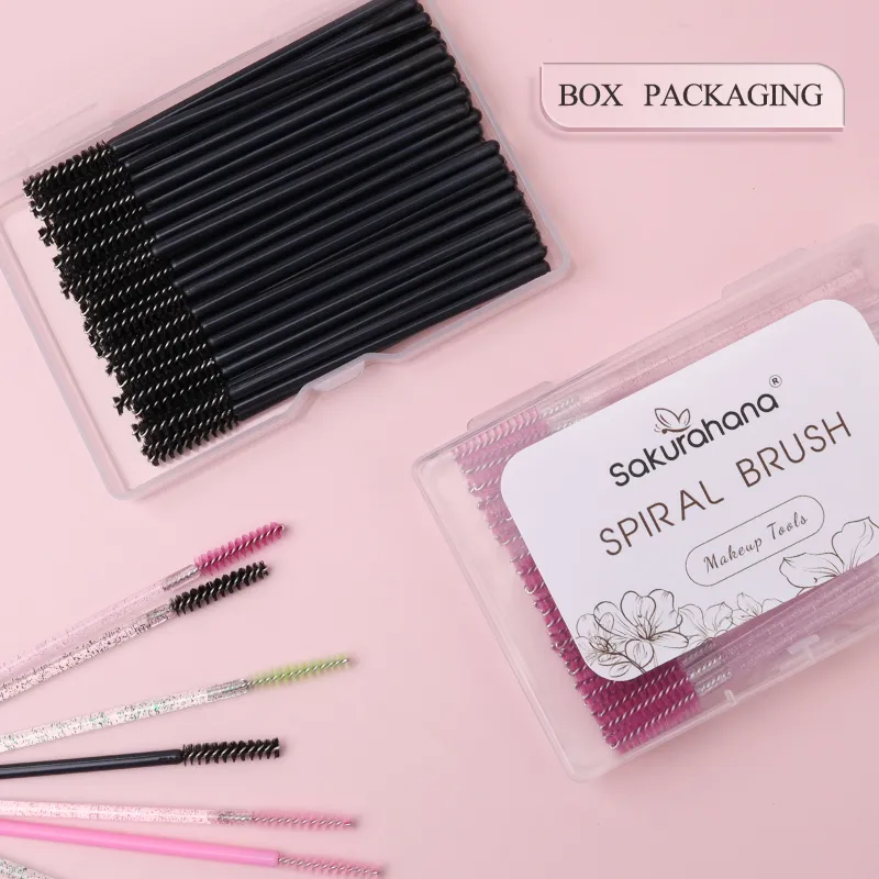 50/100pcs Disposable Mascara Wands Eyelash Spoolies Brushes Micro Lash Extension Tool Makeup Beauty Cosmetic Supply — image 5