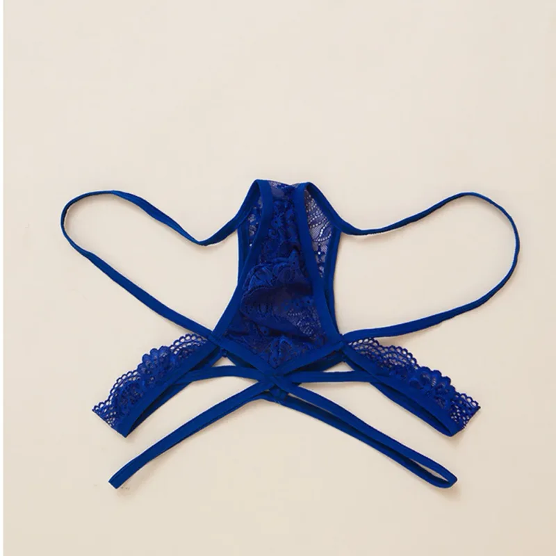 Homens sexy g-string roupa interior sexy toy masculino transparente para lingerie renda femboy bulge bolsa cintura baixa tanga calcinha masculina de verão — image 5