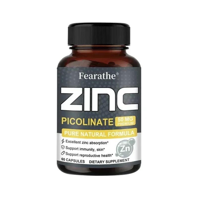 Zinc 50 Mg - High Potency Pure Zinc Supplement Boosts Immune Function Promotes Healthy Skin and Promotes Bone Marrow Health — image 8