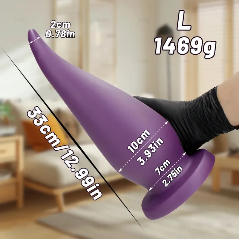6/8/10/11cm Super Thick Anal Buttplug Extra Long Anal Plug Fisting Dildo Anal Penetration Sex Toy For Women Men Prostate Massage — image 10
