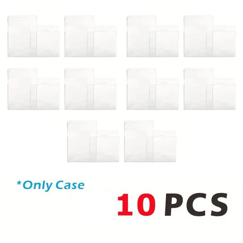 5/10 pcs ETB Plastic Protective Cases for Elite Trainer Box – 360° Clear View Anti-Scratch Dustproof Durable PET Card Storage