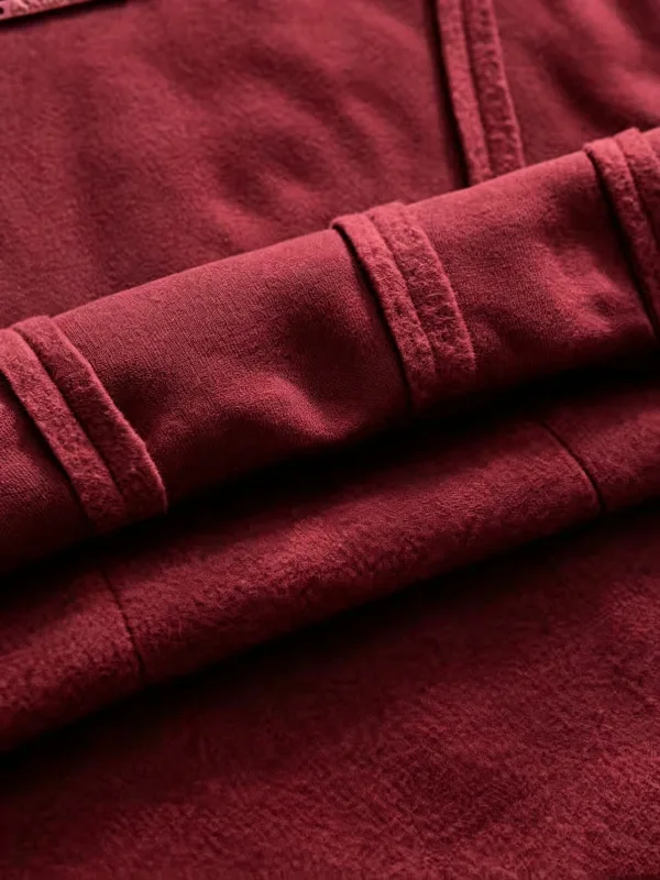 Men's hooded sweatshirt, warm and loose hooded sweater, pocket drawstring details, men's fall-winter sports jacket elastic cuffs — image 8