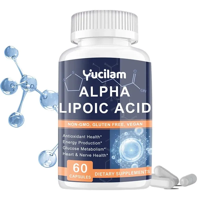 Alpha Lipoic Acid - Boosts Energy Metabolism Relaxes Nerves Supports Nervous System Health Promotes Brain & Heart Health — image 1