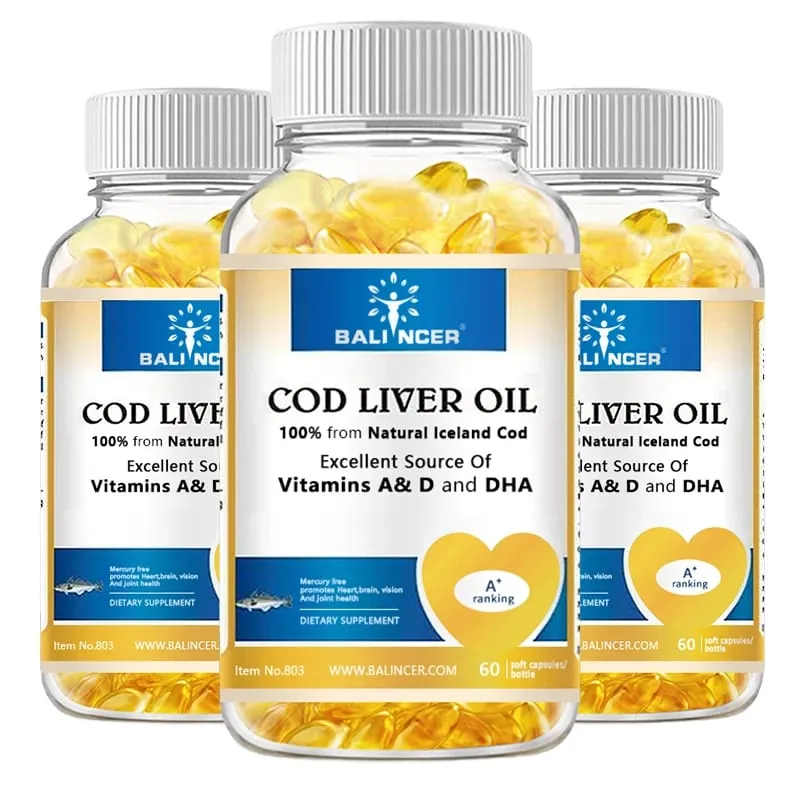 Extra-strength Formula Cod Liver Oil Contains Vitamins A D EPA and DHA Supports Heart Brain Immune Joint and Eye Health — image 10