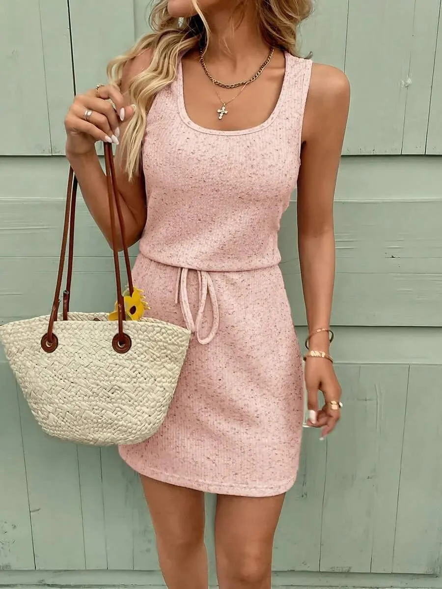 Women's Spring and Summer Fashionable Printed Sleeveless Dress Suitable for Daily Wear and Vacation Outfits — image 4