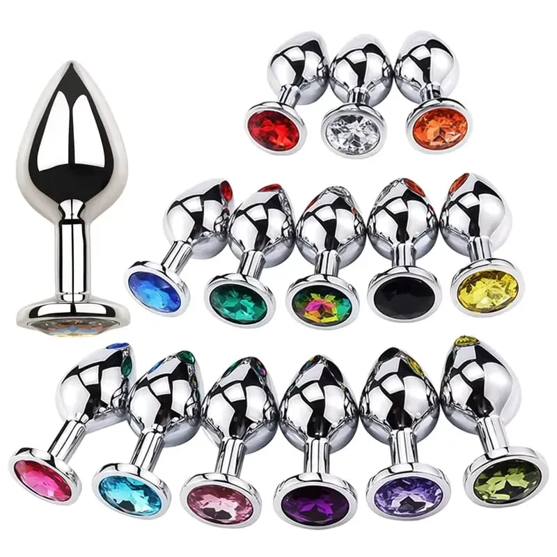 2026 Hot Sex Toy Metal Anal Plug Jewelry Base Beginner To Expert Butt Plug Adult Toy Tail Female/Male Dildos Couples Adults Game — image 2