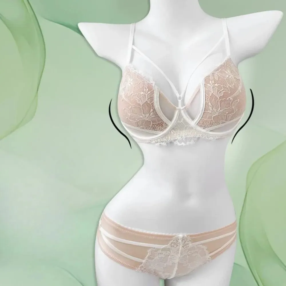 1. BANERDANNI סקסית Pure Desire חזיית סט מזער חזה גדול תמיכת Push Up Side אנטי צניחת הלבשה תחתונה נגד התרחבות חמה מכירה הטובה ביותר — image 6
