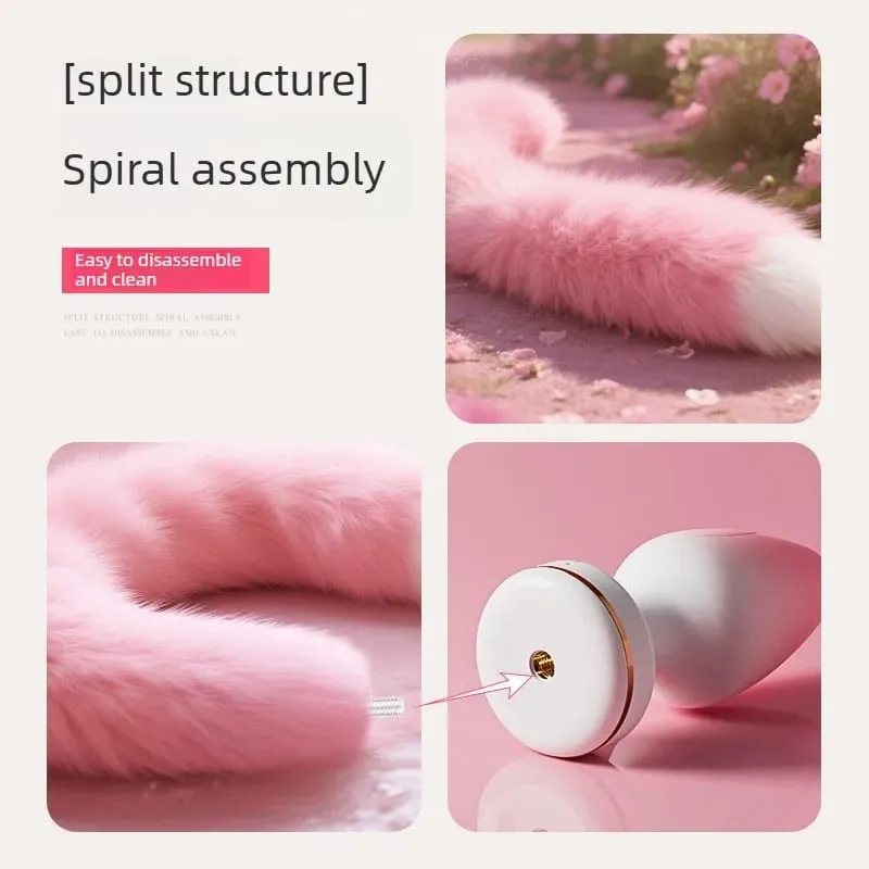 Super Fluffy Soft Fox Tail Anal Plug APP&Wireless Remote Heating Strong Vibration Silicone Adult Sex Toys for Women&Unisex 18+ — image 2