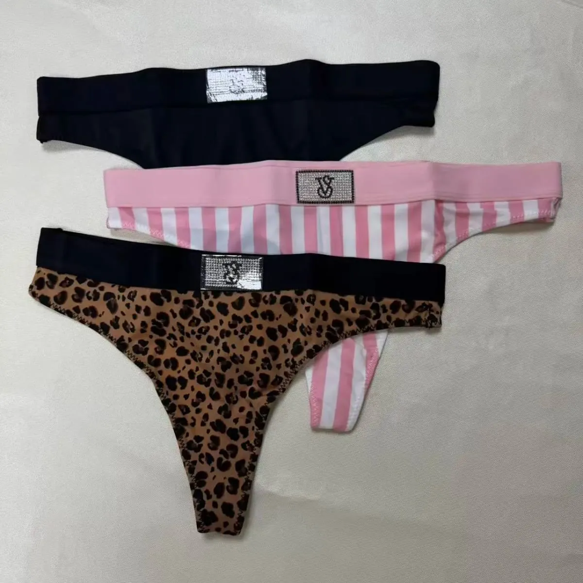 VS High Waist Underwear Sexy Lingerie Women Panties Seamless Lace Thongs Victoria's Secret Comfortable Breathable Panty — image 7