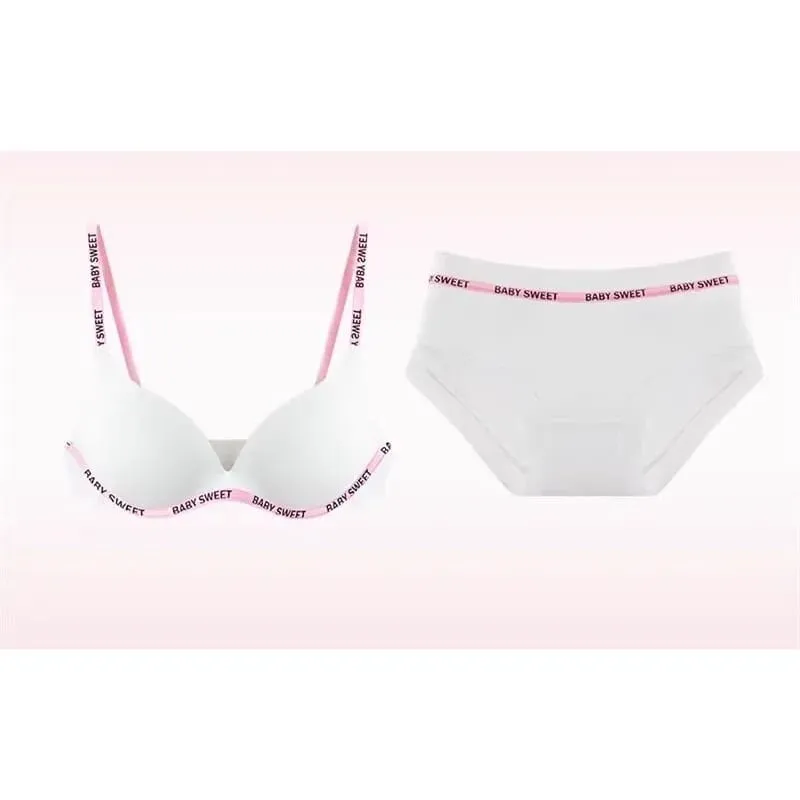 Trendy Dopamine Multicolor Seamless Bra Panty Set Sexy Push Up Small Bust Lift Wireless Soft Support Daily Party Plus Size 32-38 — image 6