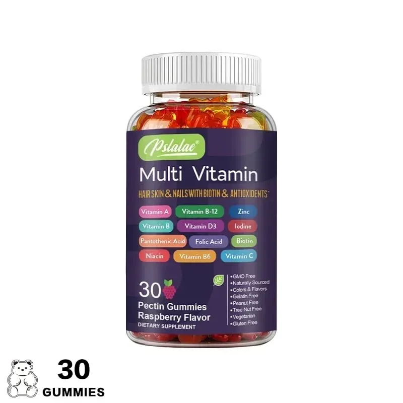 Multivitamin Gummies - Upang Magbigay ng Enerhiya para sa Balat ng Buhok at Mga Kuko Suporta sa Kalusugan ng Immune Pangkalahatang Kalusugan