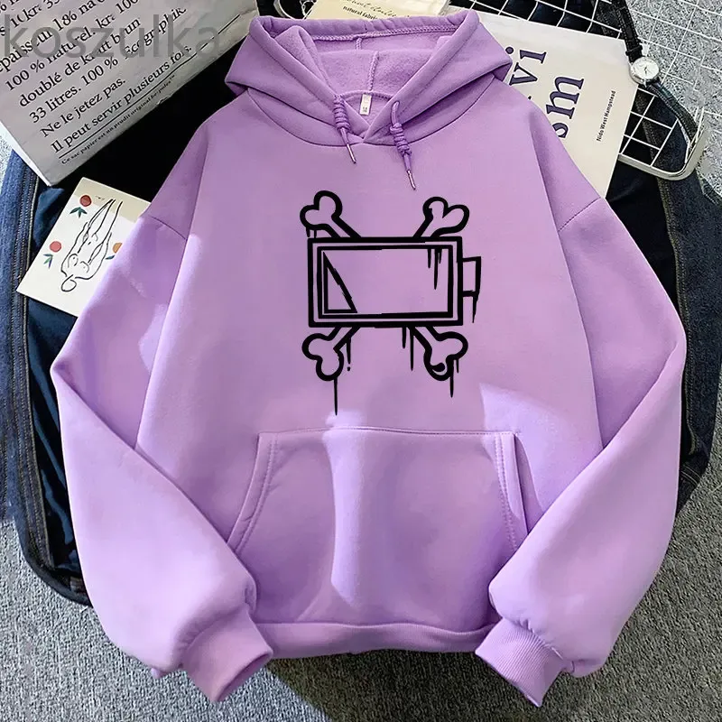 Cool Game Murder Cosplay Hoodie Drones Uzi Doorman Costume Unisex Bone Print Sweatshirt Casual Long Sleeve Hoodies Clothes — image 4