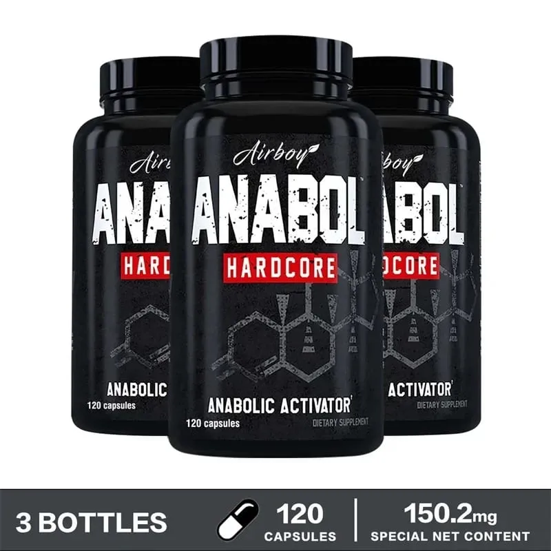 Anabol Hardcore Supplement - Paglaki ng kalamnan Pinahusay na Endurance Stress at Mood Relief at Pangkalahatang Kalusugan — image 11