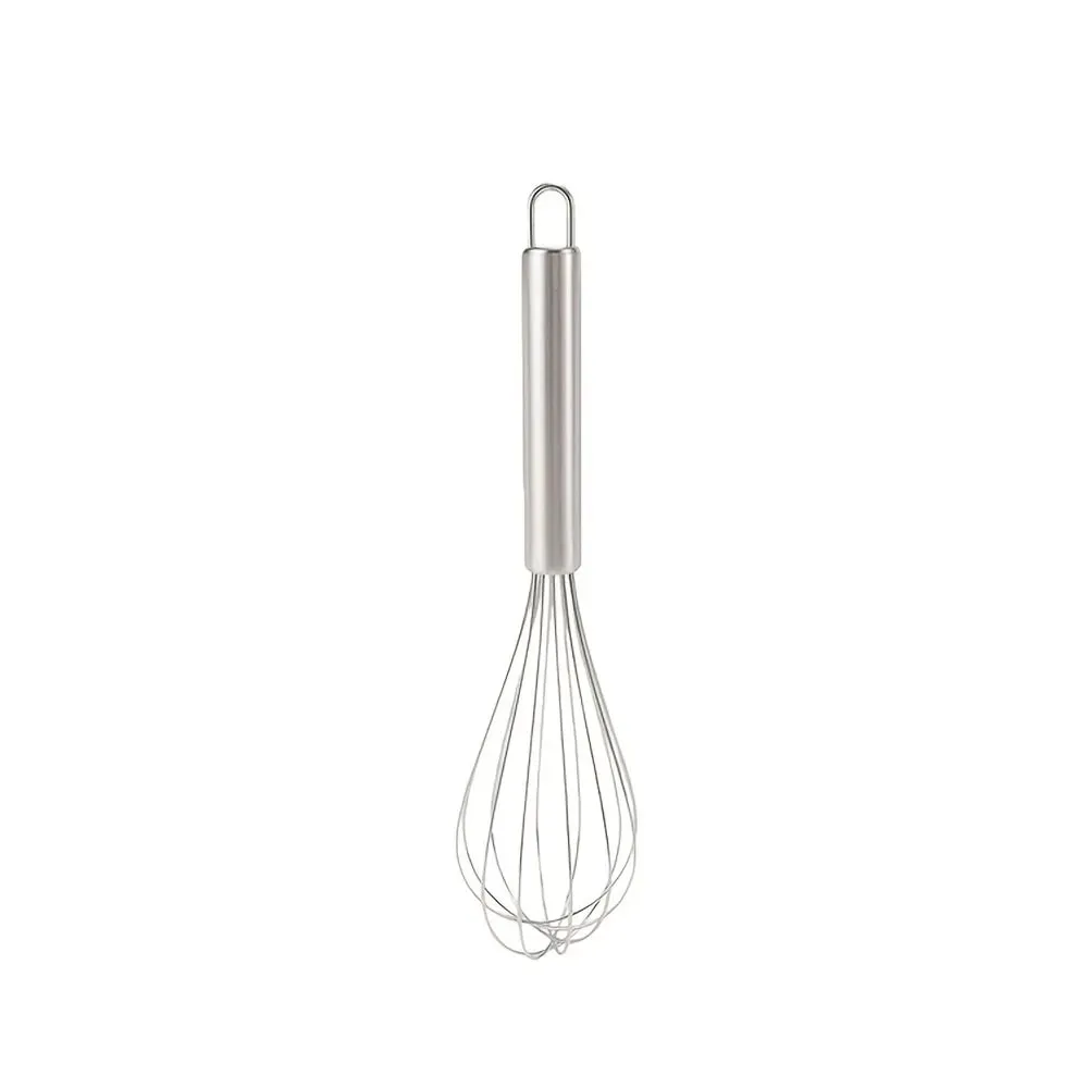 1Pc Stainless Steel Manual Whisk Modern Simple Baking Utensil Durable Rust Resistant Easy To Whip Eggs Cream Batter Easy Clean For Home Kitchen Baking For Baking Enthusiasts Homemade Cake Dessert Cooking Stirring Gadget