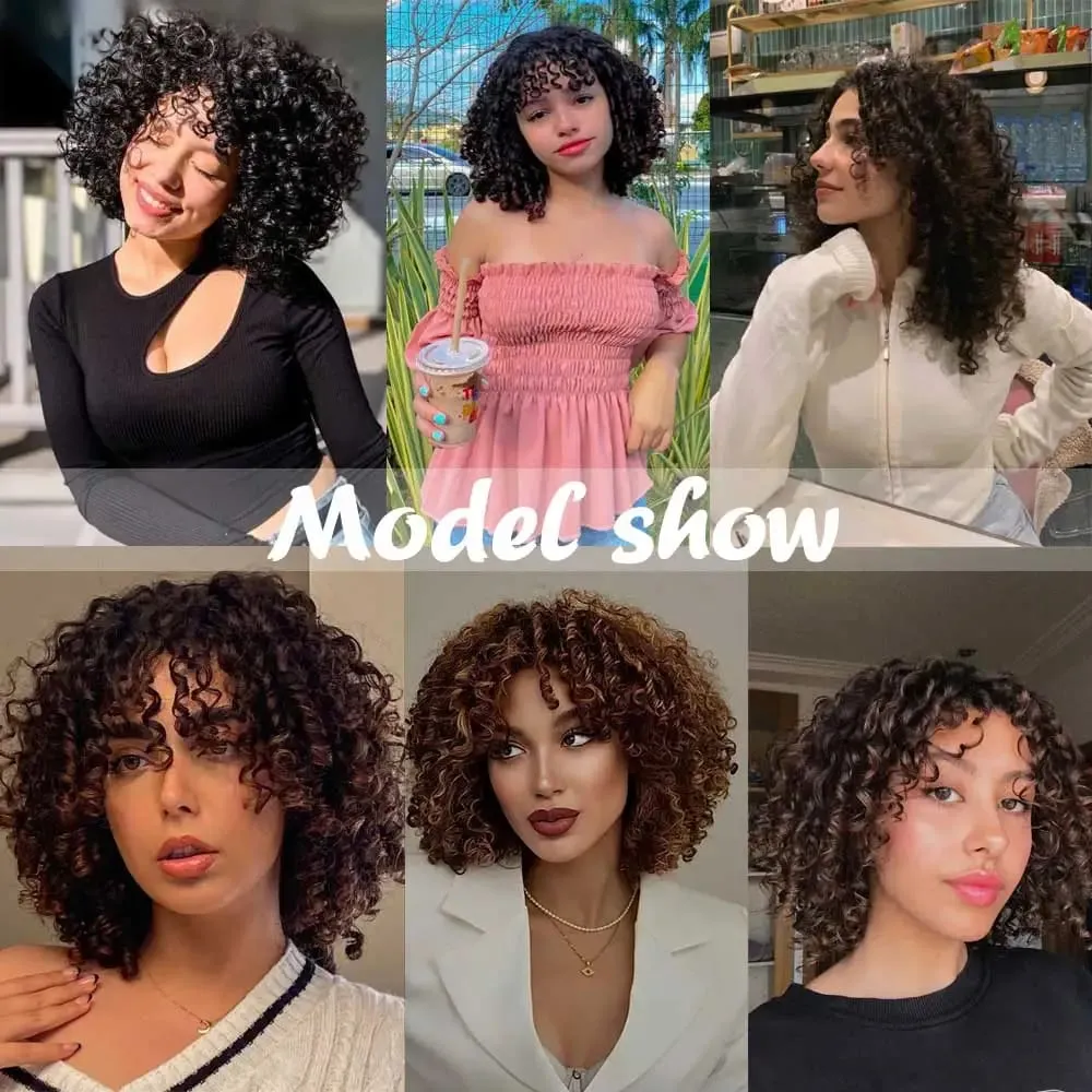 Synthetic Kinky Curly Hair Topper Clip-in Afro Curly Hairpiece for Women Top Hairpiece for Thinning Hair Increase Hair Volume — image 7