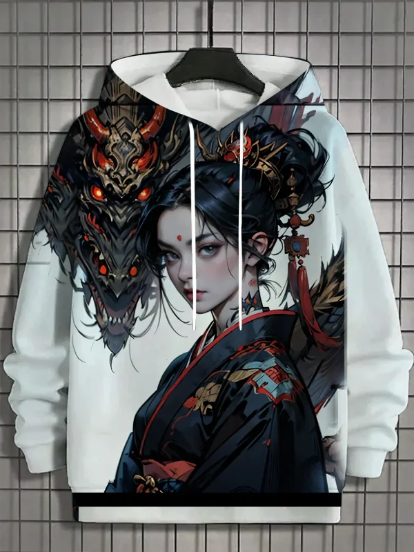 2024 novo anime feminino moda masculina impresso hoodies outono e inverno designer hoodies camisolas casuais — image 10